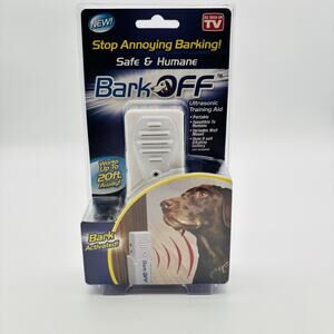 Bark Off: Stops Barking Works Up To 20' Safe & Humane Sonic Trainer - NEW Sealed